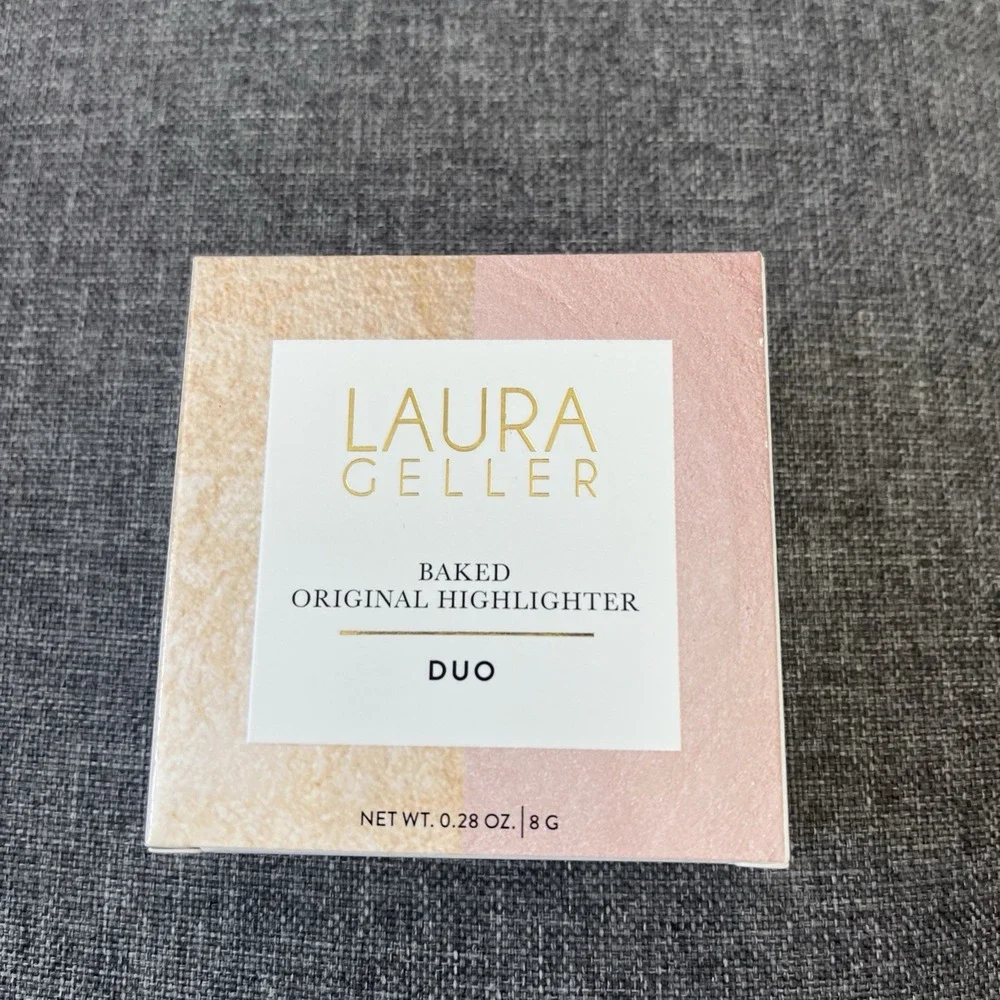 Laura Geller Baked Original Highlighter Duo French Vanilla French Kiss 0.28 oz